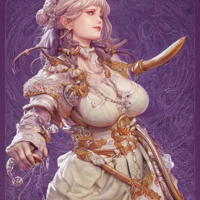 Prompt: the portrait of neutral good colorful female cleric bard as absurdly beautiful, gorgeous, elegant, gravure idol covering herself, an ultrafine hyperdetailed illustration by kim jung gi, intricate linework, detailed faces, super sharp focus, bright colors, octopath traveler, unreal engine 5 highly rendered, global illumination, radiant light, detailed and intricate environment