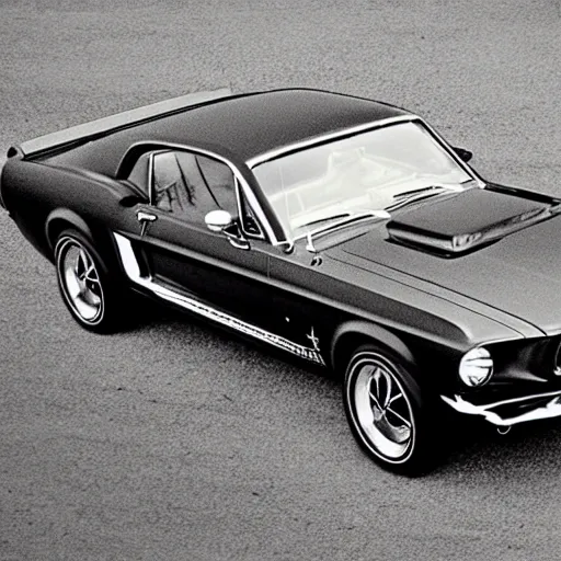 Image similar to photo of 1 9 6 8 - mustang combined with a horse