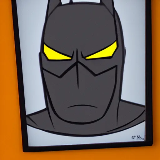 Image similar to batman as a pixar character, portrait