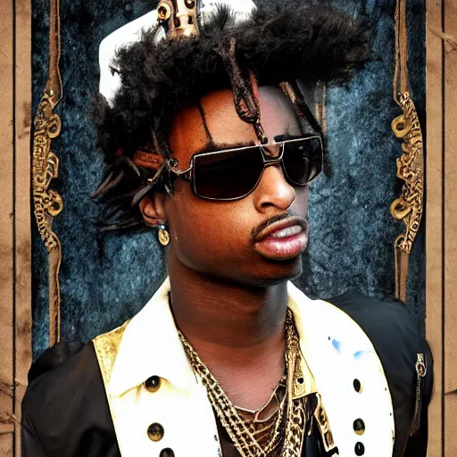 Prompt: playboi carti steampunk style 4 k detailed super realistic