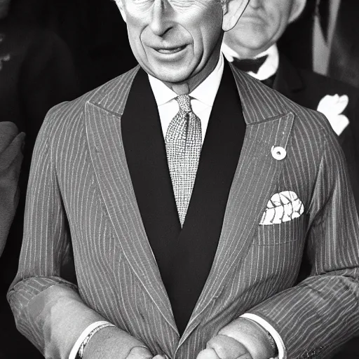 Image similar to prince charles wearing a dress