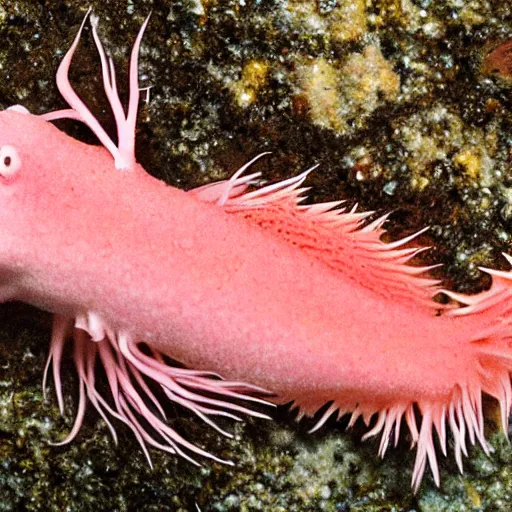 Image similar to an axolotl