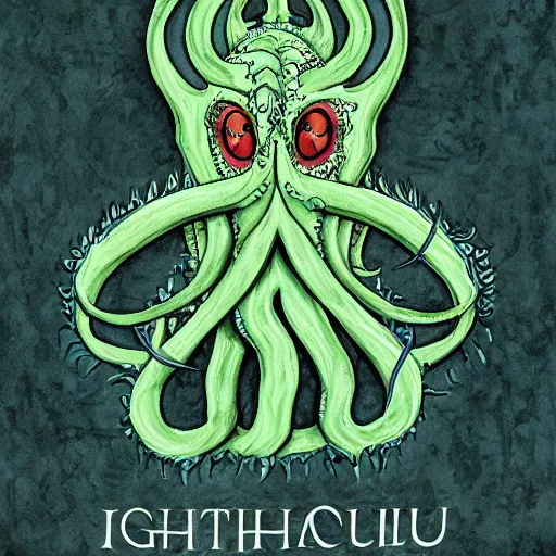 Prompt: cthulu portrait