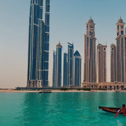 Image similar to gta : dubai, by wes anderson