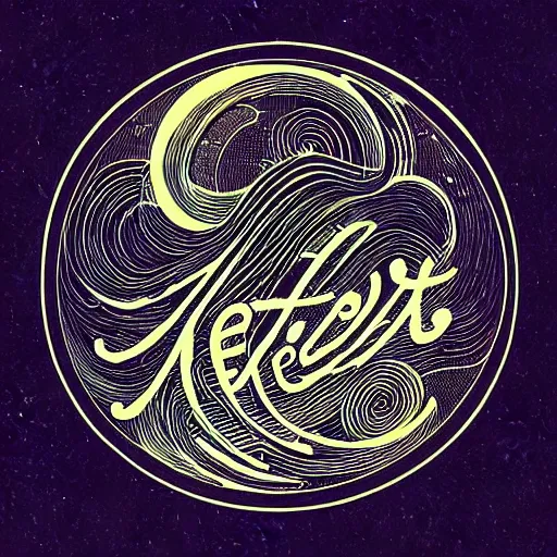 Image similar to “JEFF” text, JEFF “(((JEFF)))))” text logo, simple white background Victo Ngai, Kilian Eng