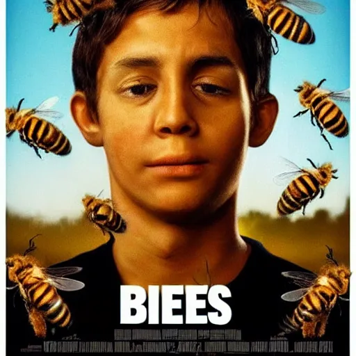 Image similar to movie poster about a person addicted to bees