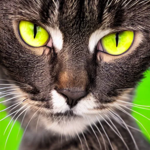 Prompt: portrait of a cat seen from right field, right, right. nikon d 3 d fx 1 f 1. 2 with sharp and detailed dslr shot at 1 0 8 0 p