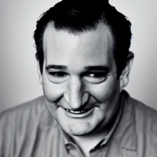 Prompt: Ted Cruz as a vampire, 35mm film