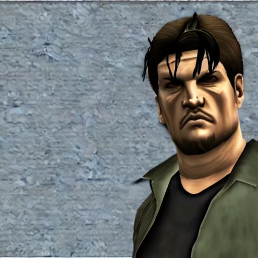 Image similar to solid snake in gta san andreas