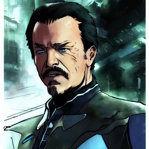 Image similar to Captain Ed Mercer from the Orville, Yoji Shinkawa