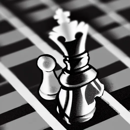 Image similar to queen chess piece, isometric