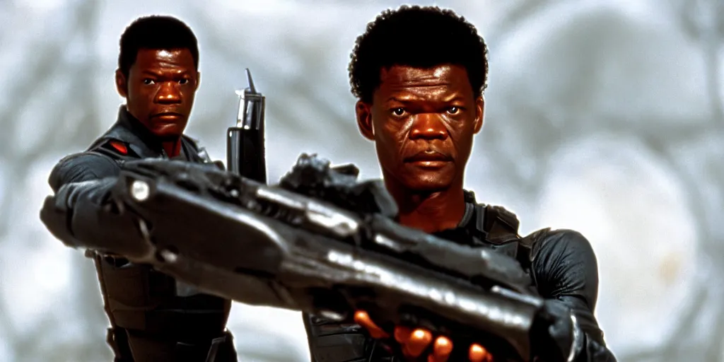 Image similar to samuel jackson in starship troopers