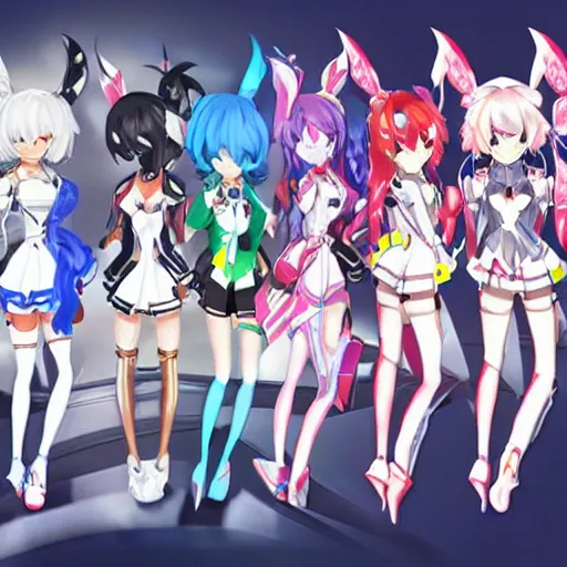 Image similar to honkai impact characters