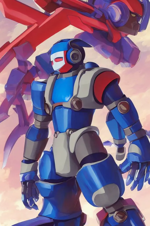 Image similar to robot ninja mask helmet megaman x zero rockman 2 0 2 2 switch game boss legacy collection fanart artsation, art gta 5 comics, behance hd by jesper ejsing, by rhads, makoto shinkai and lois van baarle, ilya kuvshinov, rossdraws global illumination ray tracing