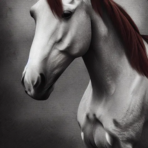 Image similar to horse on iphone wallpaper, digital art