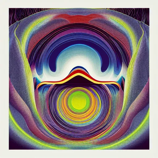 Image similar to beautiful album cover design by Jonathan Zawada