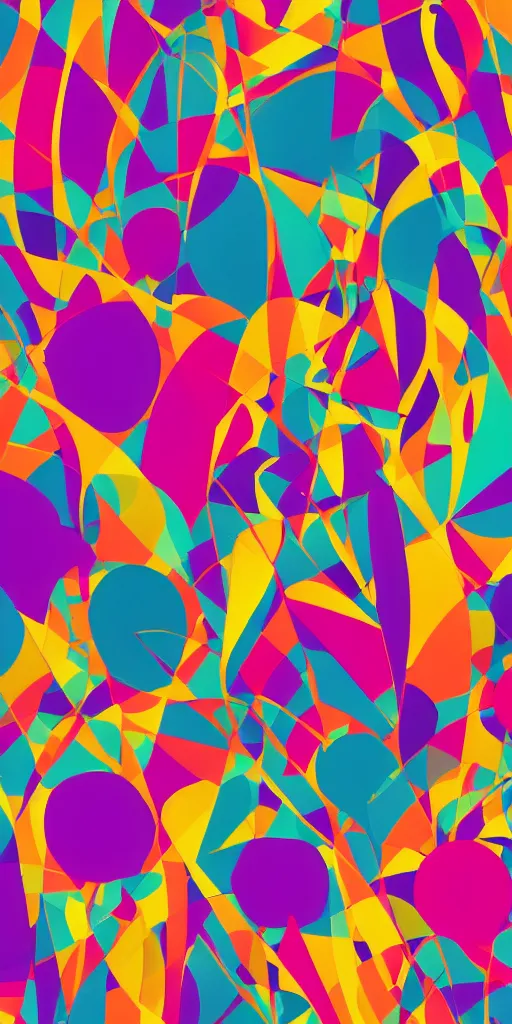 Prompt: abstract colorful pattern wallpaper, trending on artstation