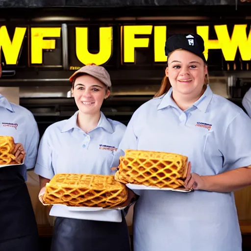 Image similar to wafflehouse employee's