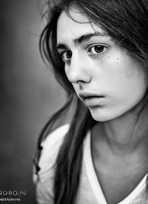 Prompt: portrait of a beautiful 20-year-old Italian woman by Corbin Gurkin, close up, detailed, award winning, Sony a7R