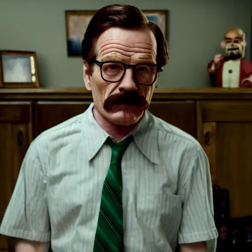 Bryan Cranston dressed up as Ned Flanders for The | Stable Diffusion