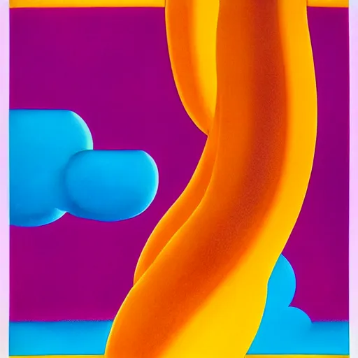 Prompt: bananna by shusei nagaoka, kaws, david rudnick, airbrush on canvas, pastell colours, cell shaded, 8 k