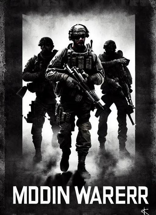 Image similar to modern warfare poster