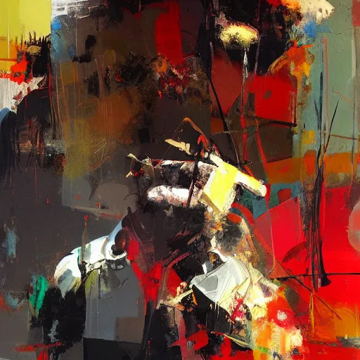 Image similar to artwork by Adrian Ghenie