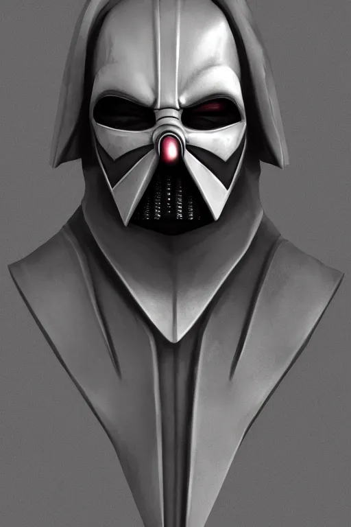 Image similar to Joker wearing vader's armor, full character, artstation, highly detailed, highly realistic