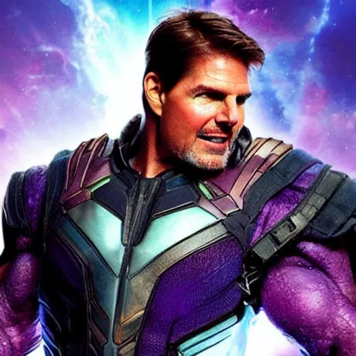 Prompt: tom cruise as thanos