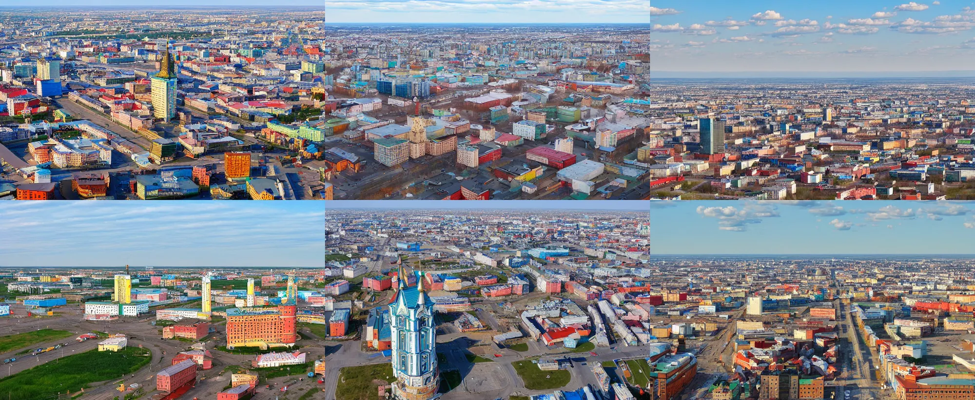 Prompt: omsk city famoust place, best view, photo, skyscraper