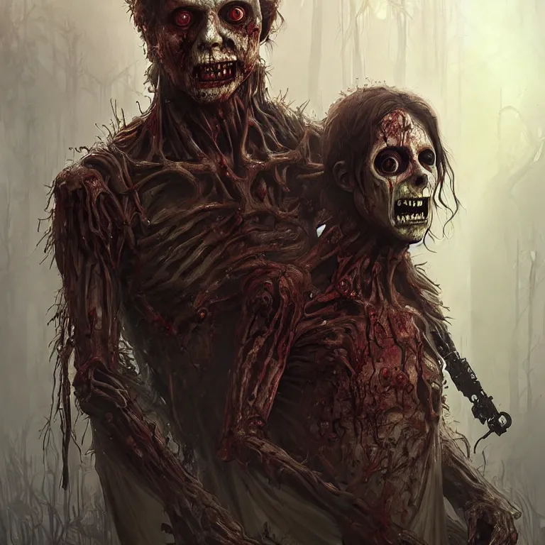 Prompt: scary horrific star wars, zombie han solo, dark fantasy, body horror, sores and scars, undead. highly detailed, biopunk, digital painting, by greg rutkowski, artgerm and alphonse mucha