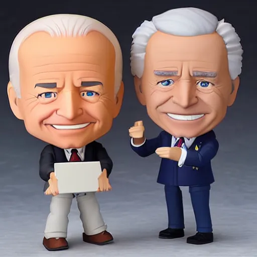 Image similar to joe biden as a nendoroid