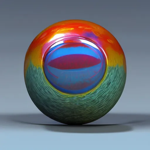 Image similar to flaming aquatic universe bongo bowl, by brom and rene magritte, rendered in maya, # macro