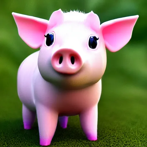 Image similar to cute adorable pig by @ art _ of _ silverfox