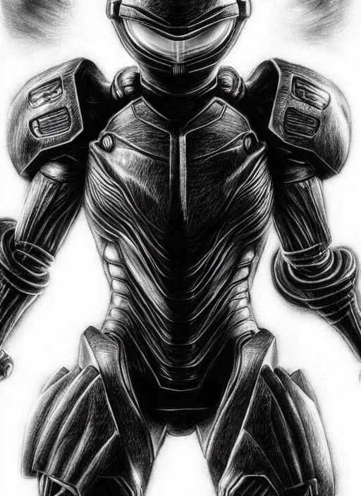 Image similar to dark samus, kentaro miura, hyperrealism, intricate detailed