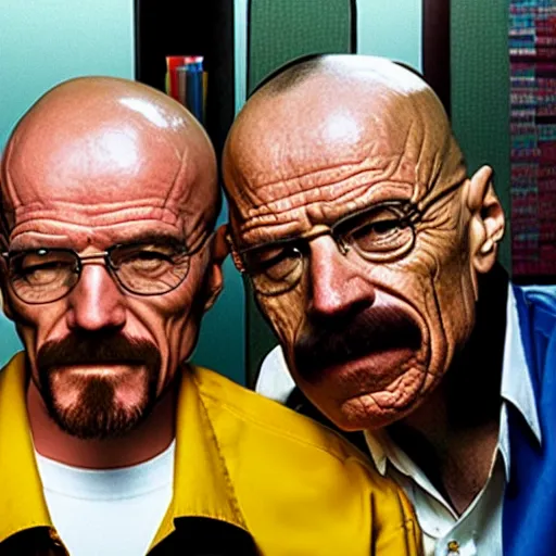 Image similar to walter white with don ramon