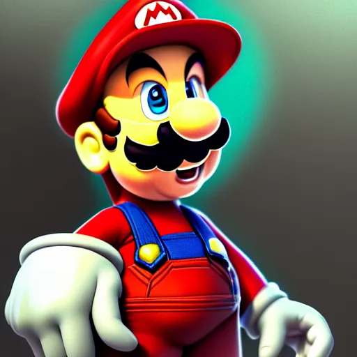 ArtStation - Super Mario PS5 Portrait