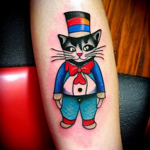 Details more than 77 cat with top hat tattoo  incdgdbentre