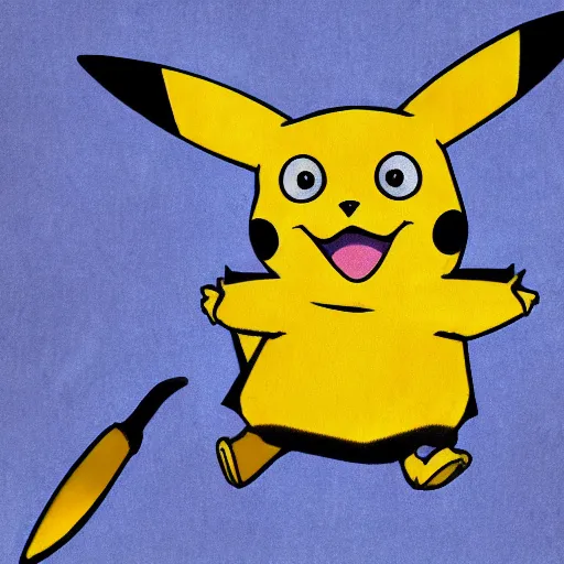 Prompt: a velvet Pikachu