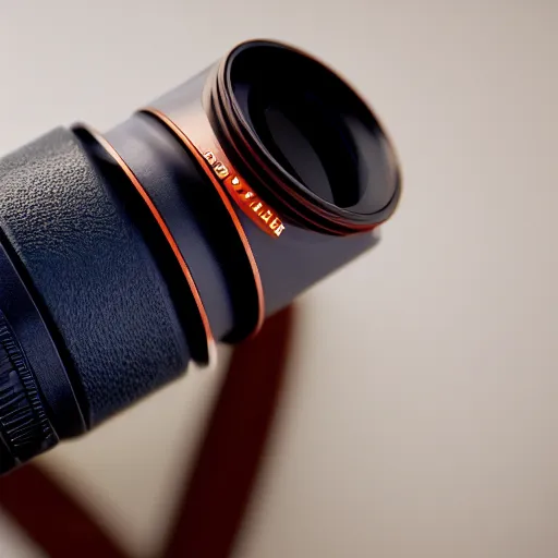 Image similar to private detective. navy and burnt orange hues. 40mm lens, shallow depth of field, split lighting