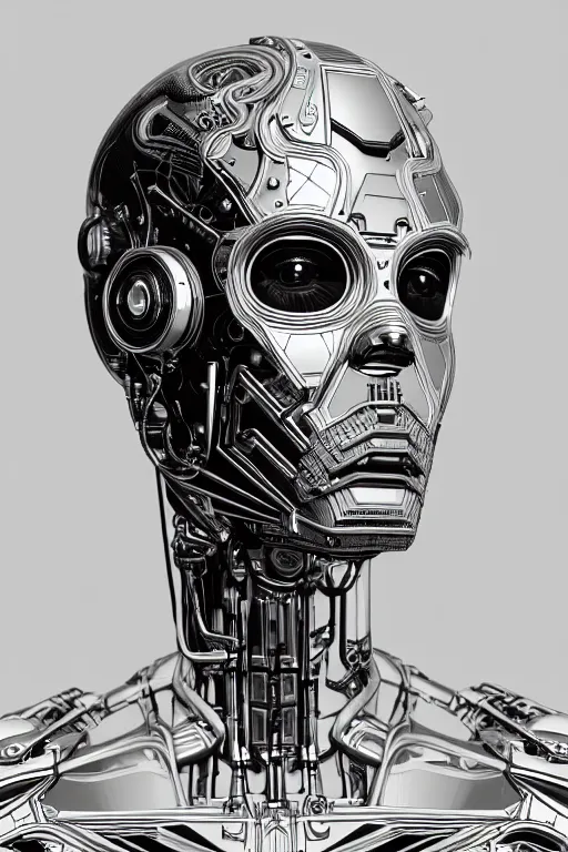 Prompt: vibrant ultra clear sideview portrait of cybernetic! gemini, twin! cyborg! by laurie greasley rene magritte gustave dore, low contrast, cinematic dramatic lighting, hyper realistic detailed intricate render, hypermaximalist, ornate, epic composition, 4 k 8 k, octane blender, sharp focus, concept art, masterpiece award winning