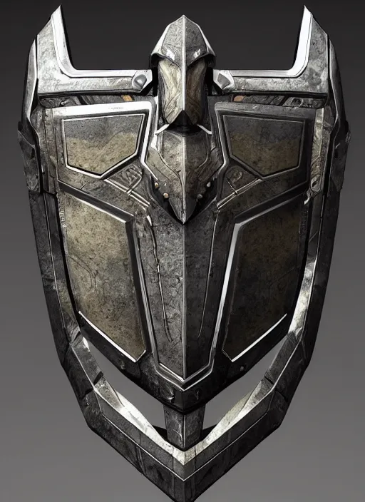 Image similar to hyper realistic glorious ancient shield in a obsidian metal armor, futuristic design, designed by makoto kobayashi and luca zampriolo, cyberpunk style, wood and gold details, intricate, extremely detailed, ornate, deep of field, hard surface, exoskeleton, substance designer metal unreal engine. amazing likeness. very detailed.