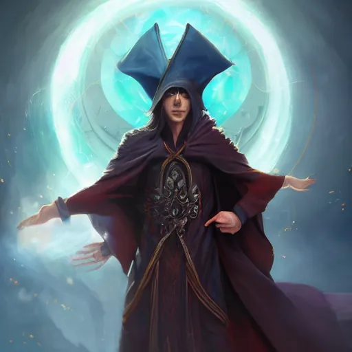 Prompt: Anthropomorphized Lama magician casting spell, magic the gathering artwork, cloak, hat, D&D, fantasy, cinematic lighting, centered, symmetrical, highly detailed, digital painting, artstation, concept art, smooth, sharp focus, illustration, volumetric lighting, 8k, art by Akihiko Yoshida and Greg Rutkowski