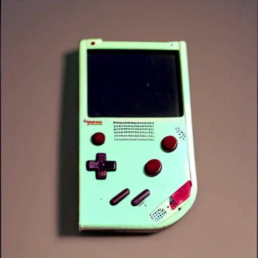 Prompt: photograph of a gameboy from 1 7 0 0 s