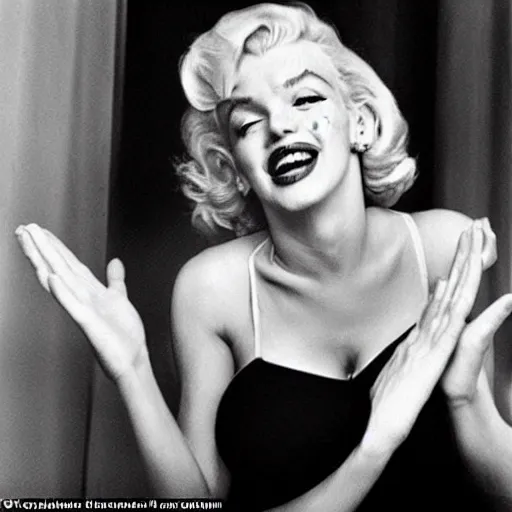 Image similar to Marilyn Monroe doing yoga, trending on instagram