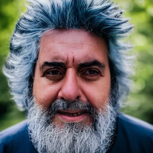 Prompt: portrait photo still of rick sanchez real life, 8 k, 8 5 mm f 1. 8