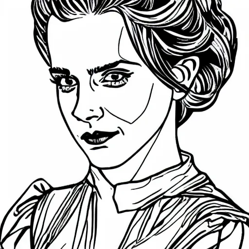 Image similar to emma watson coloring pages