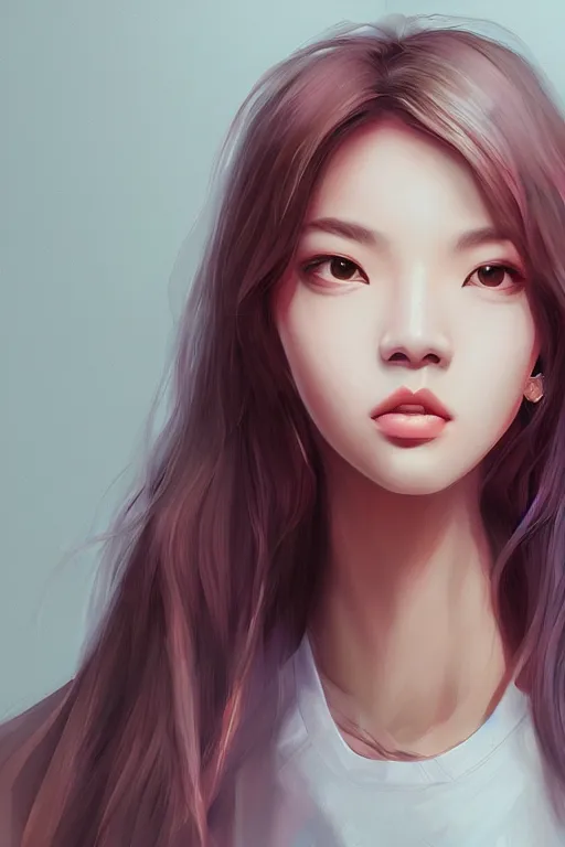 Prompt: portrait of Lisa Blackpink as an architect, highly detailed, digital painting, artstation, concept art, sharp focus, illustration, art by kittichai rueangchaichan