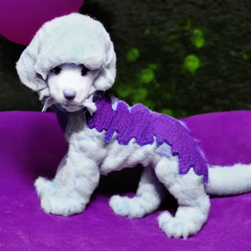 Image similar to purple puppy dragon