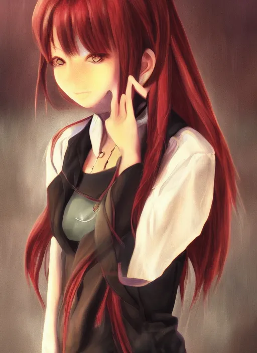 Image similar to malise kurisu, oil painting, cute, hdr, 4 k